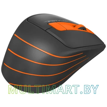 Мышь A4Tech Fstyler FG30S (серый/оранжевый) картинка 7